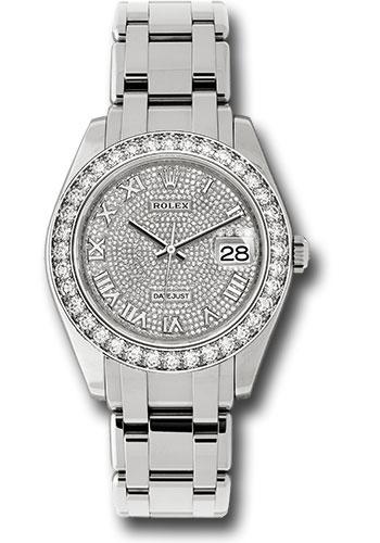 Pre-owned Rolex White Gold Datejust — 86289