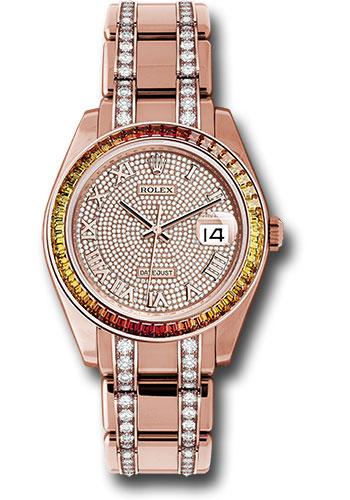 Pre-owned Rolex Everose Gold Datejust — 86345SAJOR
