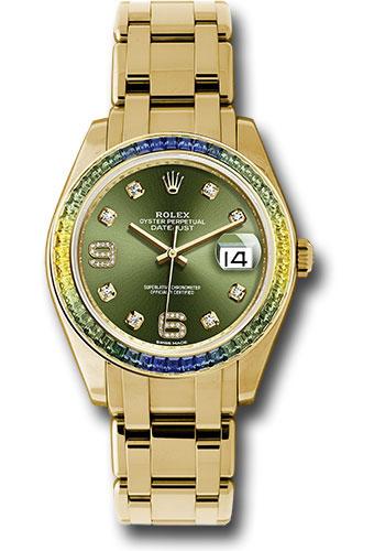Pre-owned Rolex Yellow Gold Datejust — 86348SABLV
