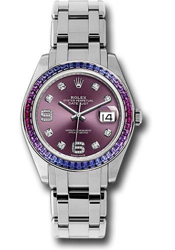 Pre-owned Rolex White Gold Datejust — 86349SAFUBL