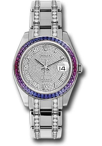 Pre-owned Rolex White Gold Datejust — 86349SAFUBL