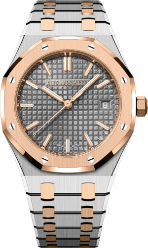 Pre-owned Audemars Piguet Royal Oak Self 34 mm — 77450SR.OO.1361SR.03
