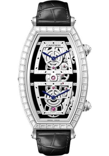 Pre-owned Cartier Tonneau Skeleton Xl — HPI01291