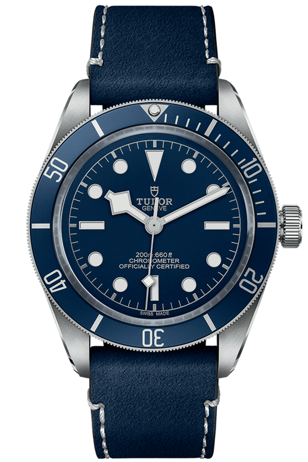 Tudor Black Bay Fifty-Eight 39mm Steel Blue Dial Blue soft-touch Strap M79030B-0002