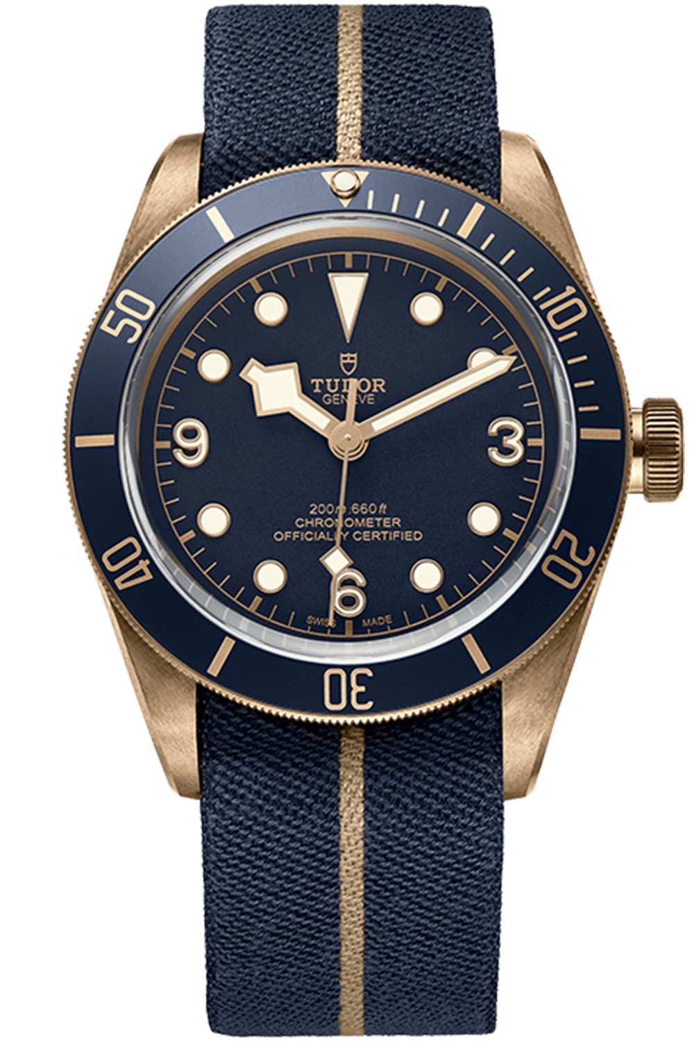 Tudor Black Bay Bronze Bucherer Blue 43mm Bronze Blue Dial M79250BB-0001