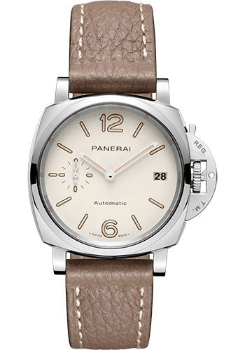 Pre-owned Panerai Luminor Due - 38mm - Polished Steel - White Dial - PAM01043