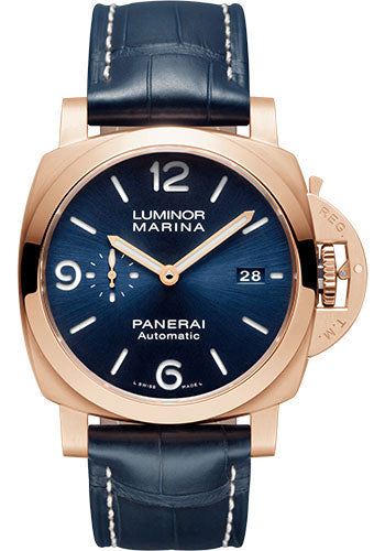 Pre-owned Panerai Luminor Marina Goldtech™ — PAM01112