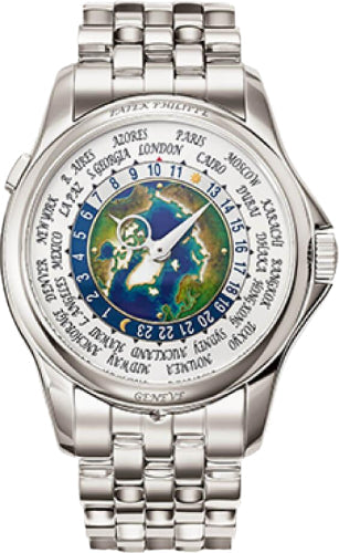 Pre-owned Patek Philippe Complications World Time 39.5 mm — 5131/1P-001