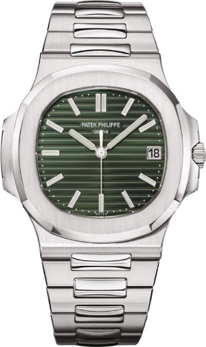 Pre-owned Patek Philippe Nautilus Date Sweep 40 mm — 5711/1A-014