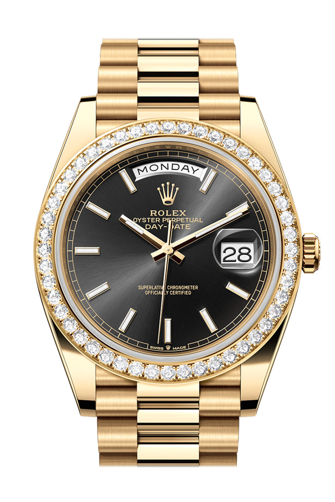 Pre-owned Rolex Day-Date 40 Bright — 228348