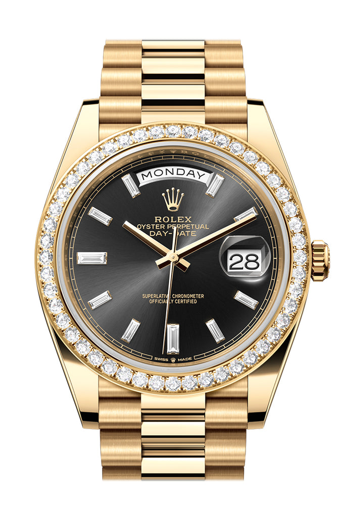 Pre-owned Rolex Day-Date 40 Bright — 228348RBR