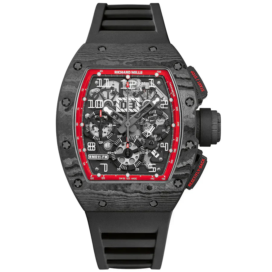 Pre-owned Richard Mille Chronograph Felipe Massa 49.94mm x 16.23mm — RM11-FM