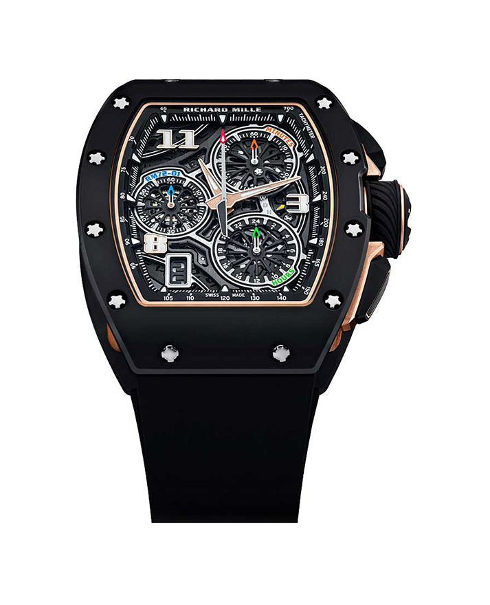 Richard Mille Lifestyle Flyback Chronograph Black Ceramic RM72-01 watch