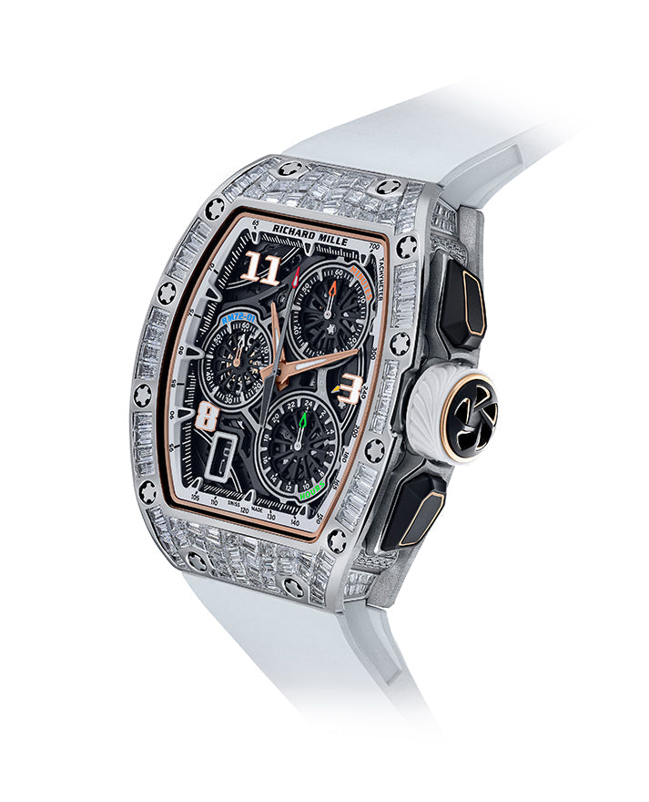 Richard Mille RM72-01 Flyback Chrono Full Baguette Set Diamonds watch