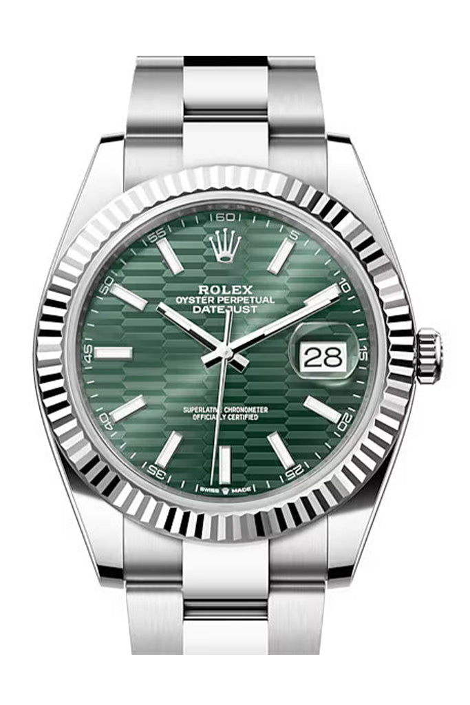 Pre-owned Rolex Datejust 41mm Stainless — 126334