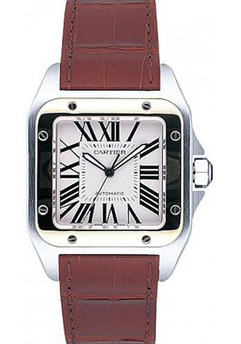 Pre-owned Cartier Santos 100 — W20072X7