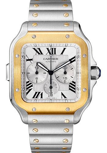 Pre-owned Cartier Santos de Cartier — W2SA0008