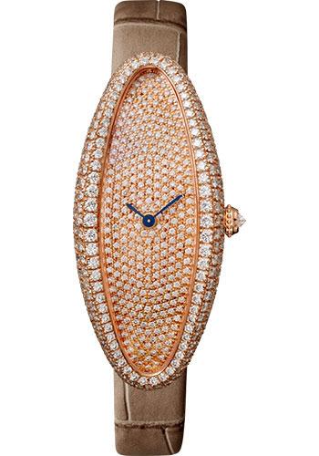Pre-owned Cartier Baignoire Allongee — WJBA0010