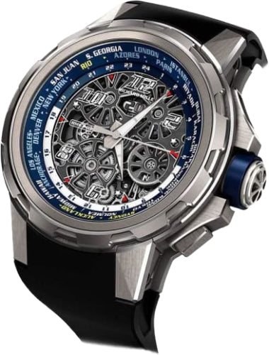 Richard Mille RM63-02 Worldtimer Titanium Openworked watch