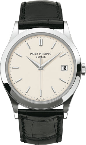 Pre-owned Patek Philippe Calatrava 38mm White 38 mm — 5296G-010