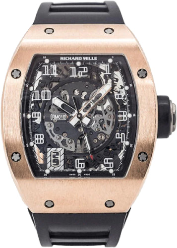Richard Mille RM010 Automatic Rose Gold Openworked watch