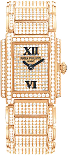 Pre-owned Patek Philippe Twenty~4 Ladies Rose 40 mm — 4909/50R-001