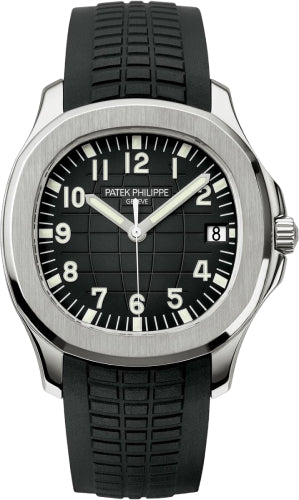 Pre-owned Patek Philippe Aquanaut Date Sweep 40.8 mm — 5167A-001