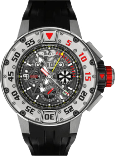 Pre-owned Richard Mille Chronograph DIVER AL 50 mm — RM032