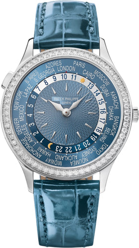 Pre-owned Patek Philippe Complications World Time 36 mm — 7130G-016