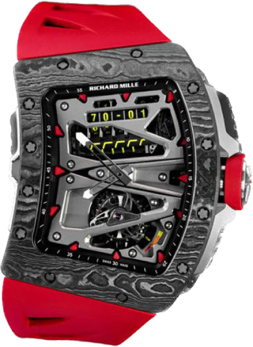 Pre-owned Richard Mille Chronograph Tourbillon Alain 50mm x 55mm — RM70-01