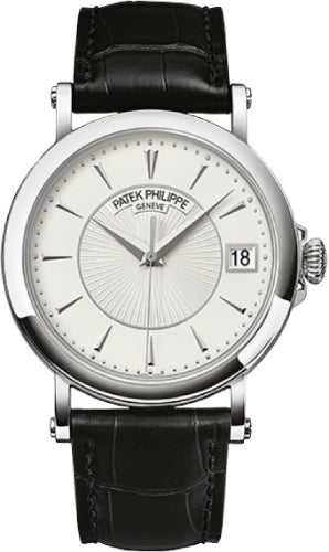 Pre-owned Patek Philippe Calatrava White Gold 38 mm — 5153G-001