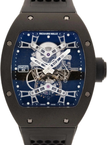 Pre-owned Richard Mille Carbon Tourbillon Rafael — RM027