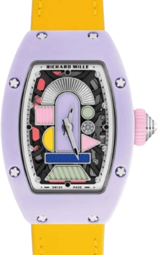 Pre-owned Richard Mille Coloured Ceramic Lavender 31.40mm X 45.23mm — RM07-01