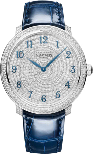 Pre-owned Patek Philippe Calatrava Diamond Ribbon 36.5mm — 4978/400G-001
