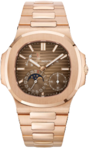 Pre-owned Patek Philippe Nautilus Moon Phases 40 mm — 5712/1R-001