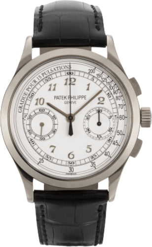Pre-owned Patek Philippe Complications Chronograph 39.4mm 40 mm — 5170G-001