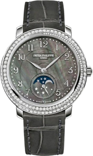 Pre-owned Patek Philippe Complications Ladies Moon 33.3mm — 4968G-001