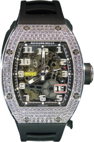 Pre-owned Richard Mille White Gold Factory 48mm — RM029