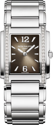 Pre-owned Patek Philippe Twenty~4 Ladies Stainless 25 mm — 4910/1200A-010