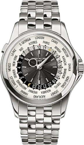 Pre-owned Patek Philippe Complications World Time 39.5 mm — 5130/1G-011