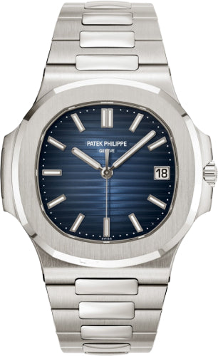 Pre-owned Patek Philippe Nautilus Date Sweep 41 mm — 5811/1G-001