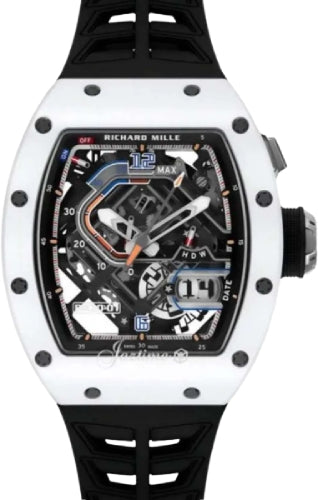 Pre-owned Richard Mille Declutchable Rotor White 42mm — RM30-01