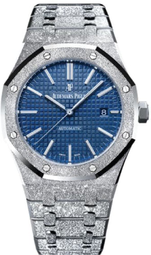 Pre-owned Audemars Piguet Royal Oak Frosted 41 mm — 15410BC.GG.1224BC.01