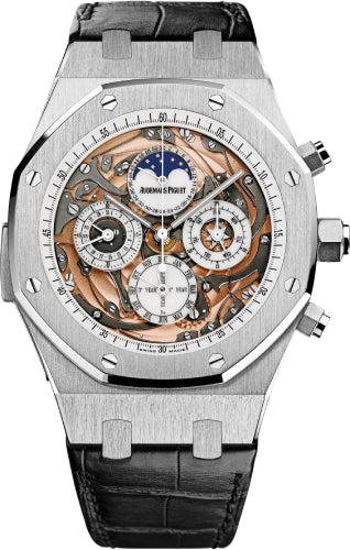 Pre-owned Audemars Piguet Royal Oak Tourbillon 44 mm — 26347TI.GG.D004CA.02