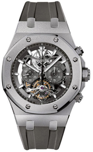 Pre-owned Audemars Piguet Royal Oak Tourbillon 44 mm — 26347TI.GG.D004CA.01