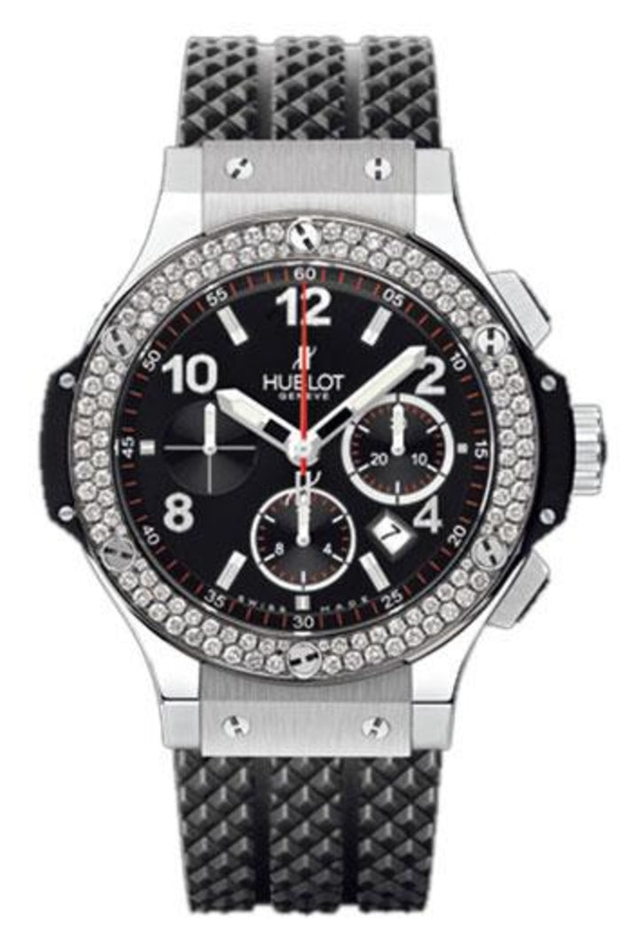 Hublot Big Bang Stainless Steel Diamond Bezel Chronograph 44mm 301.SX.130.RX.114