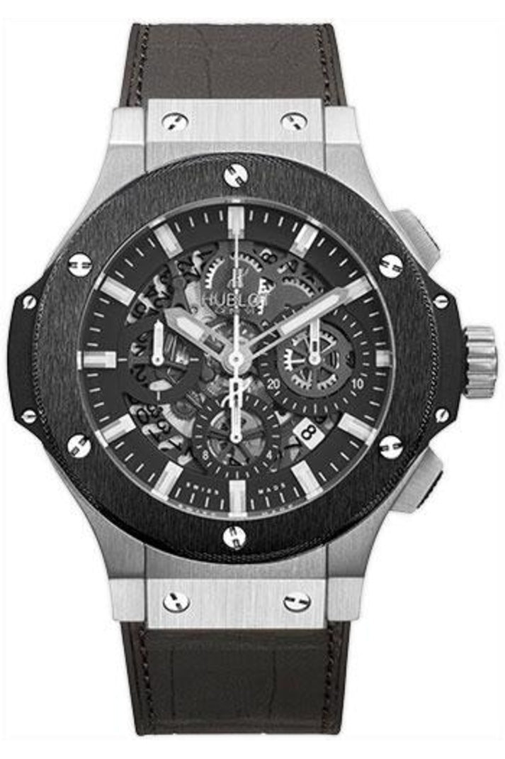 Hublot Big Bang Aero Bang Steel Ceramic Alligator 44mm 311.SM.1170.GR