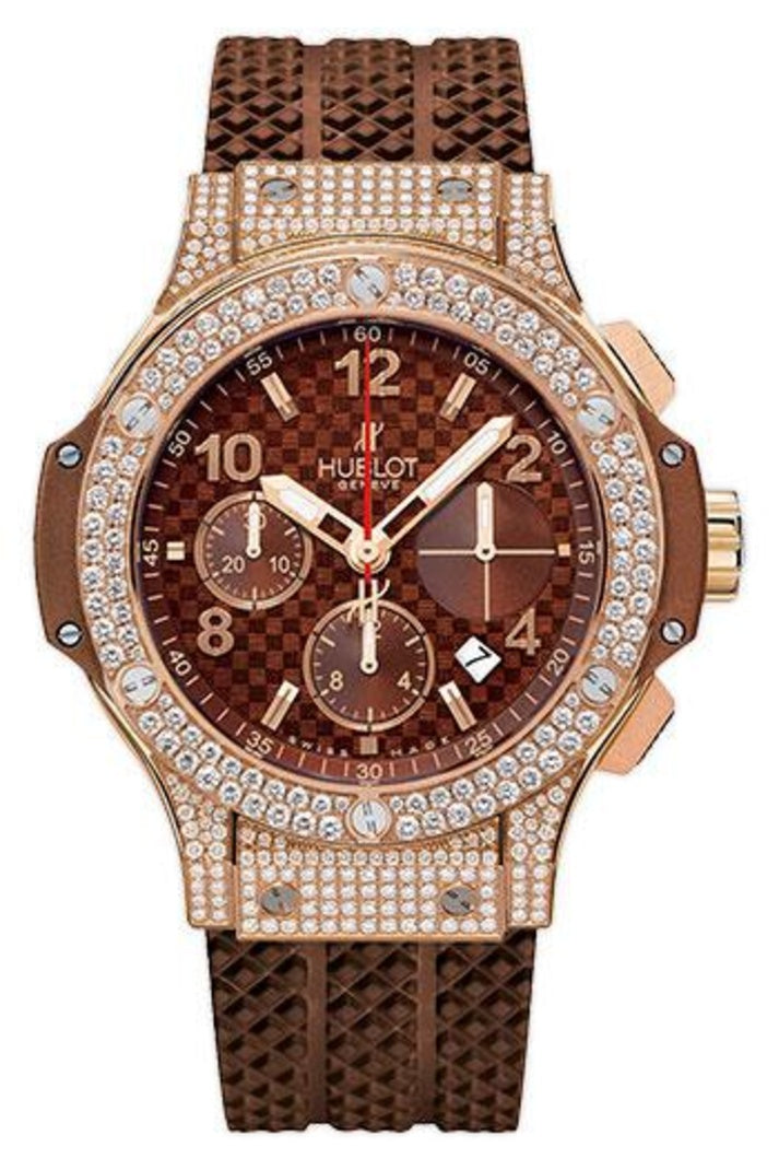 Hublot Big Bang Cappuccino Gold Pavé 41mm 341.PC.3380.RC.1704