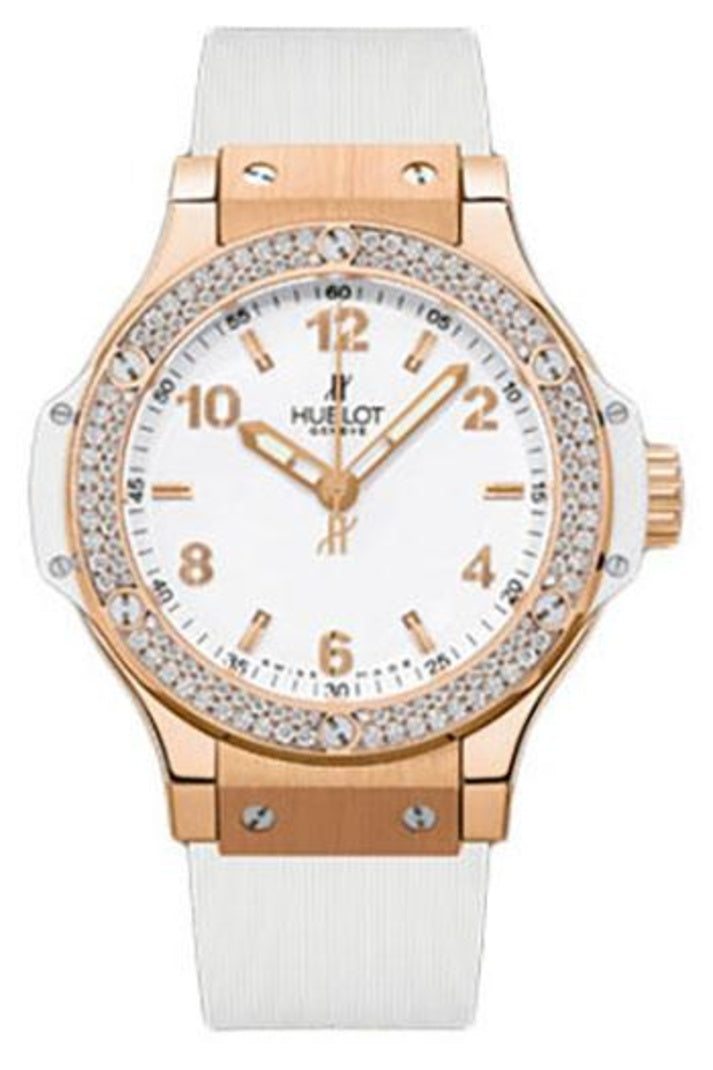 Hublot Big Bang Red Gold White Diamond Bezel 38mm 361.PE.2010.RW.1104