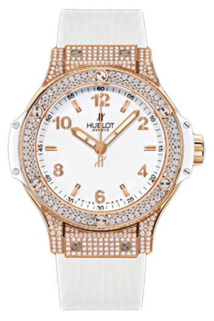Hublot Big Bang Red Gold White Diamond Lugs 38mm 361.PE.2010.RW.1704